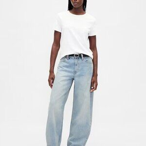 Gap Women's High Rise Barrell Jeans Light Wash Size 16 RS